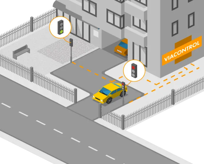VIACONTROL senso unico – stato attivo